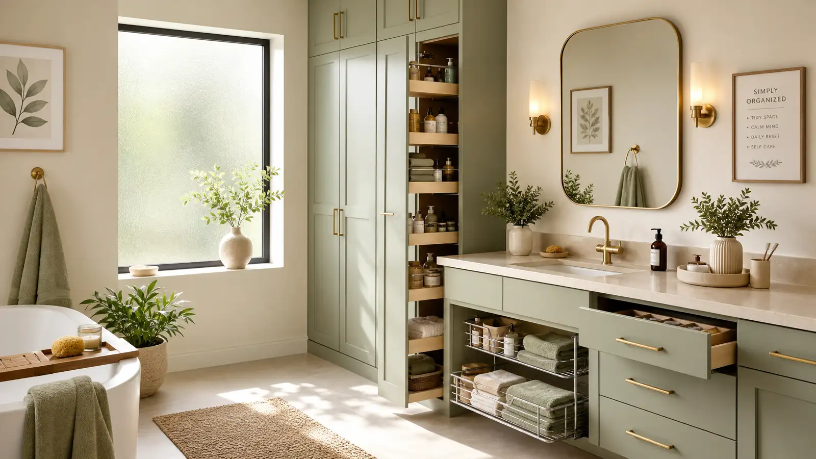 10 Bathroom Storage Ideas That Turn a Tiny Space Into an Organized Sanctuary