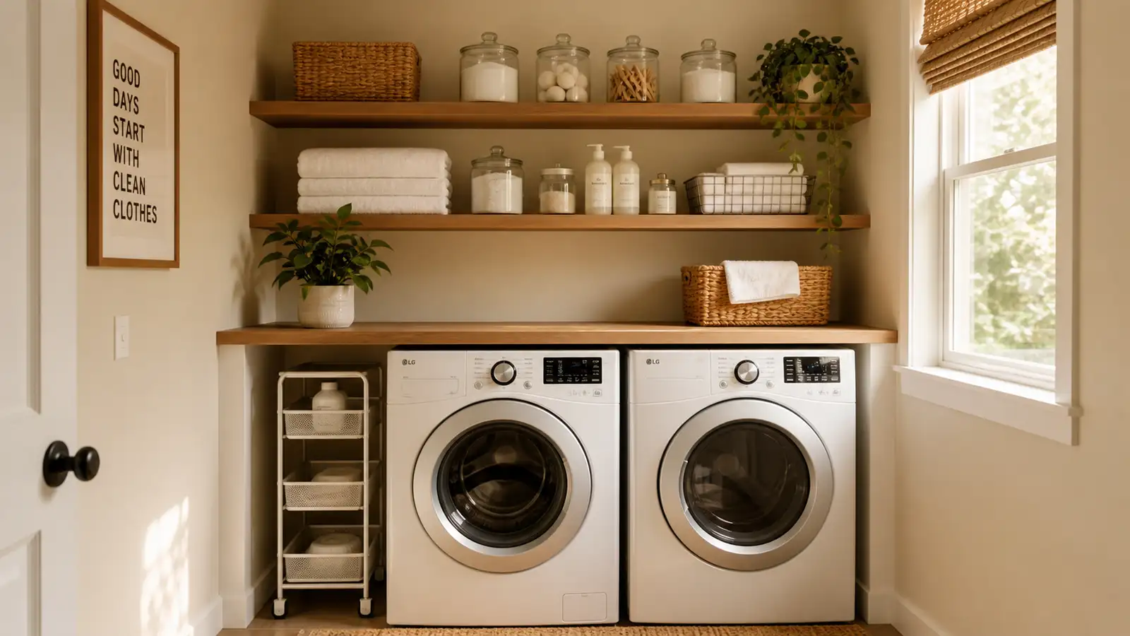 Laundry Room Storage: How to Turn a Neglected Closet Into a Functional Workspace