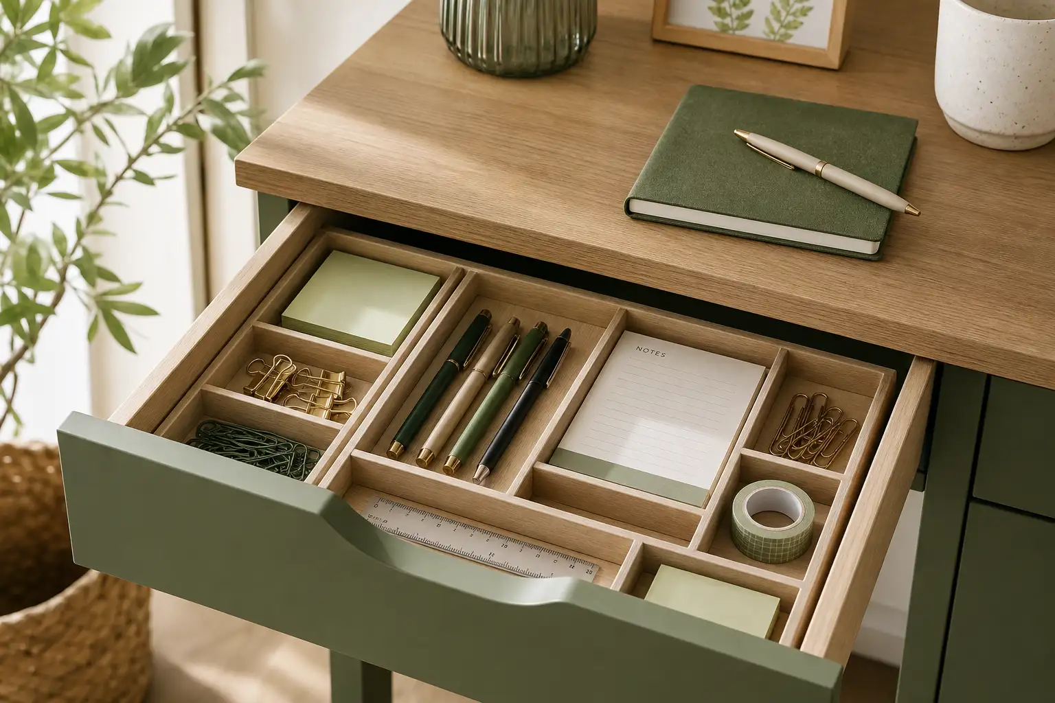 Desk Drawer Organization for a Clutter-Free Workspace