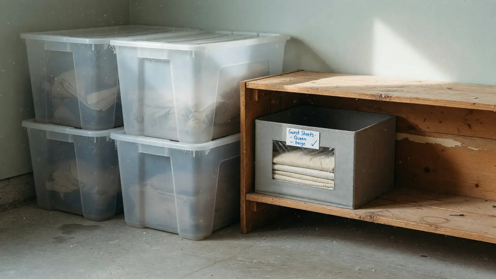 The 27-Gallon Bin Is Not a Sheet Set