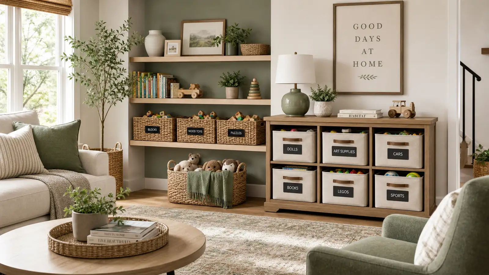 Toy Storage Ideas for a Clutter-Free Living Room